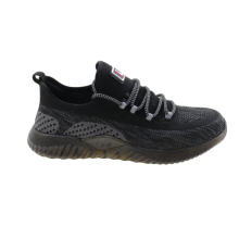 Hot Selling Good Price Fly Knitted Composite Toe Rubber Soft Sole Flyknit Upper Material Light Safety Shoes